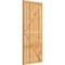 Ekena Millwork Framed Board-n-Batten Shutters w/Z-Bar, Rough Sawn Western Red Cedar, 32 1/4W x 73H, PR RBF06Z32X073RWR - alternate 3